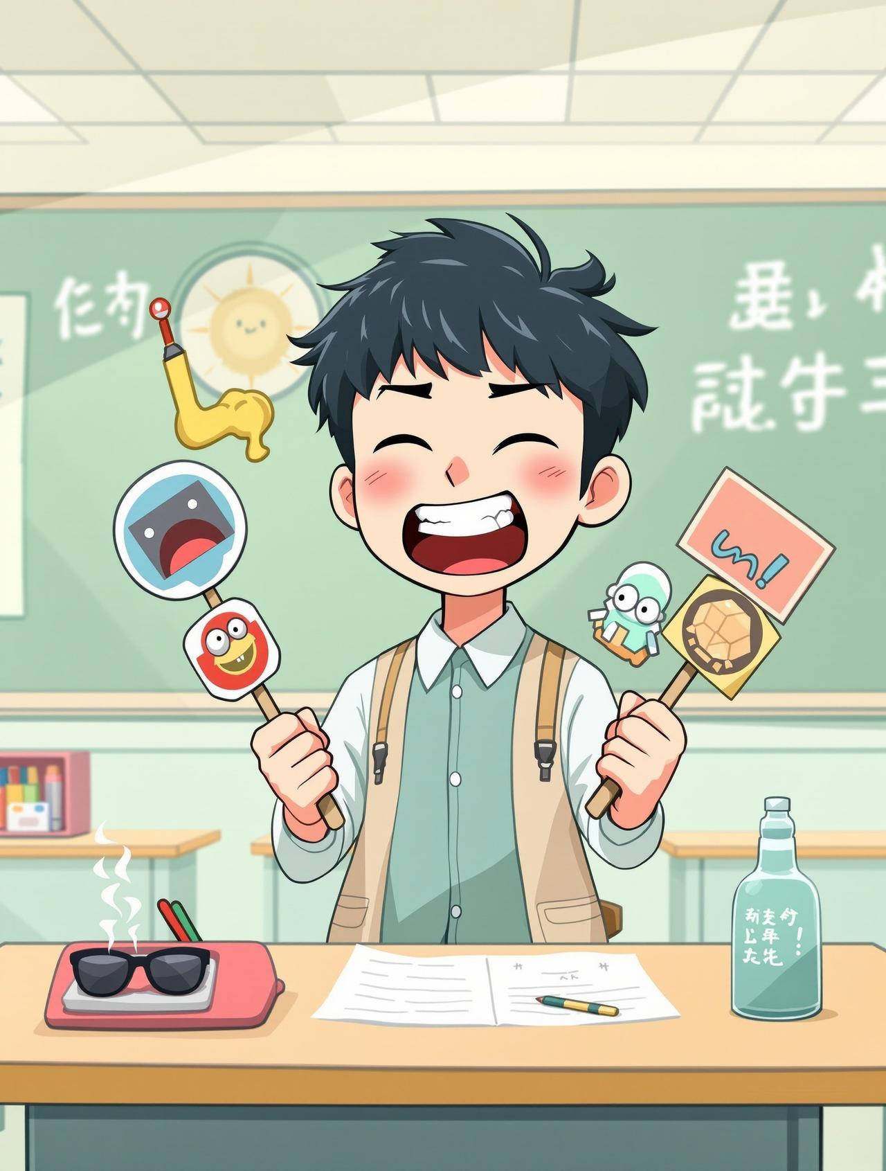 魔改擦边短剧 - 整蛊大师在校园